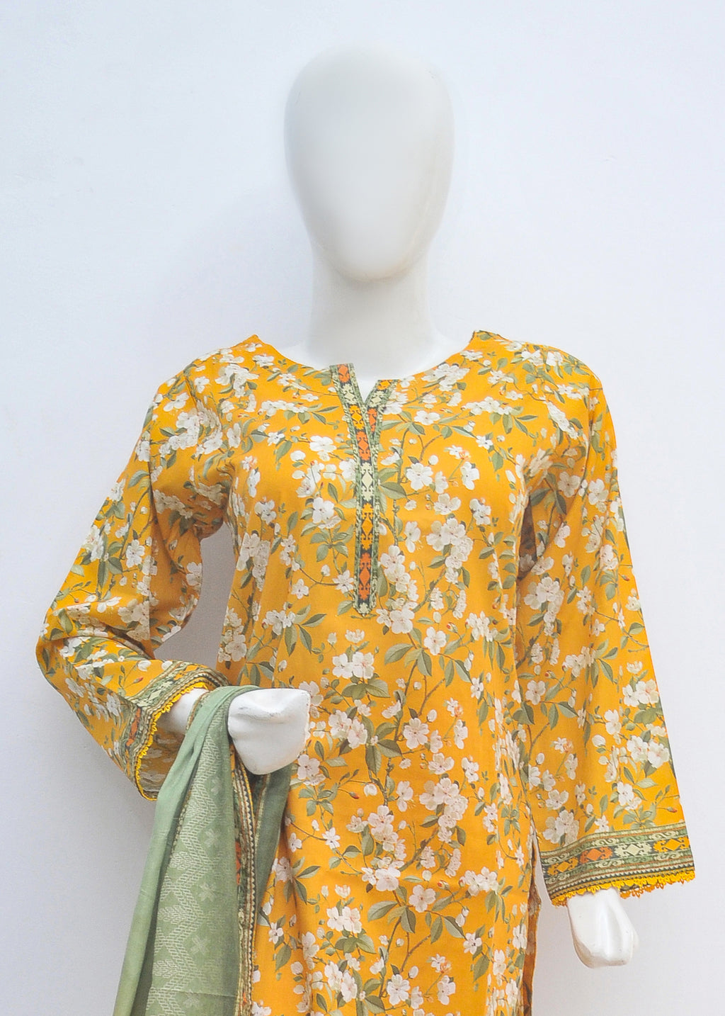 Printed 3pc Kurti - BinSaeed Original