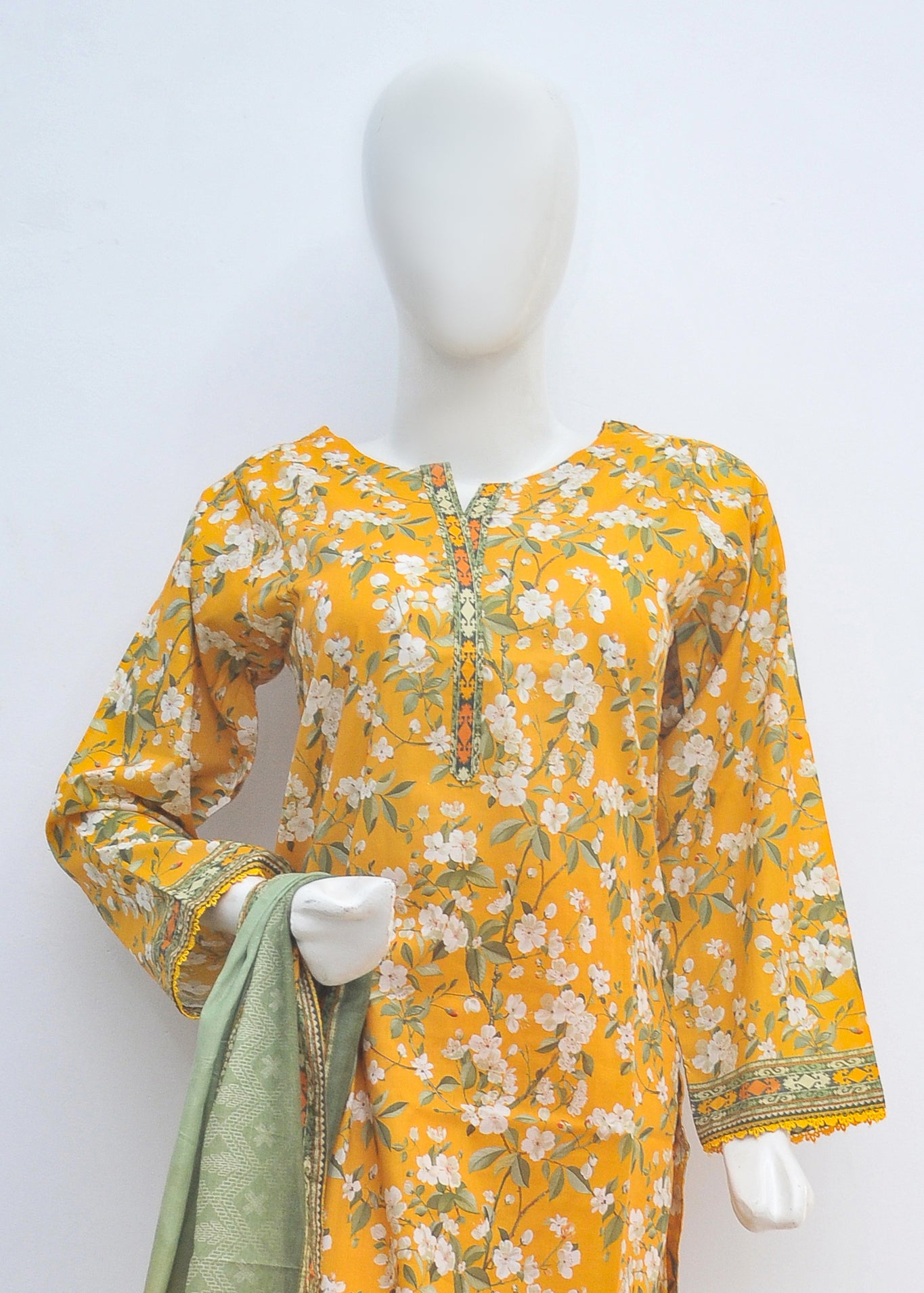 Printed 3pc Kurti - BinSaeed Original
