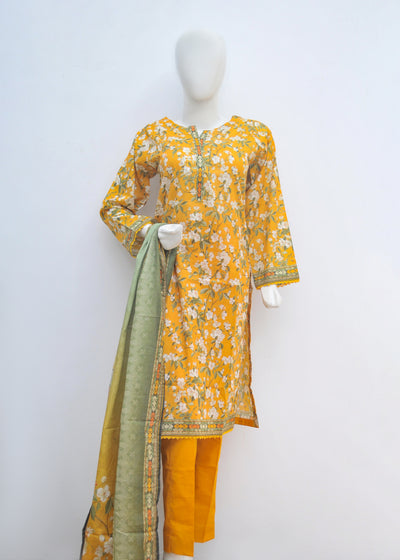 Printed 3pc Kurti - BinSaeed Original