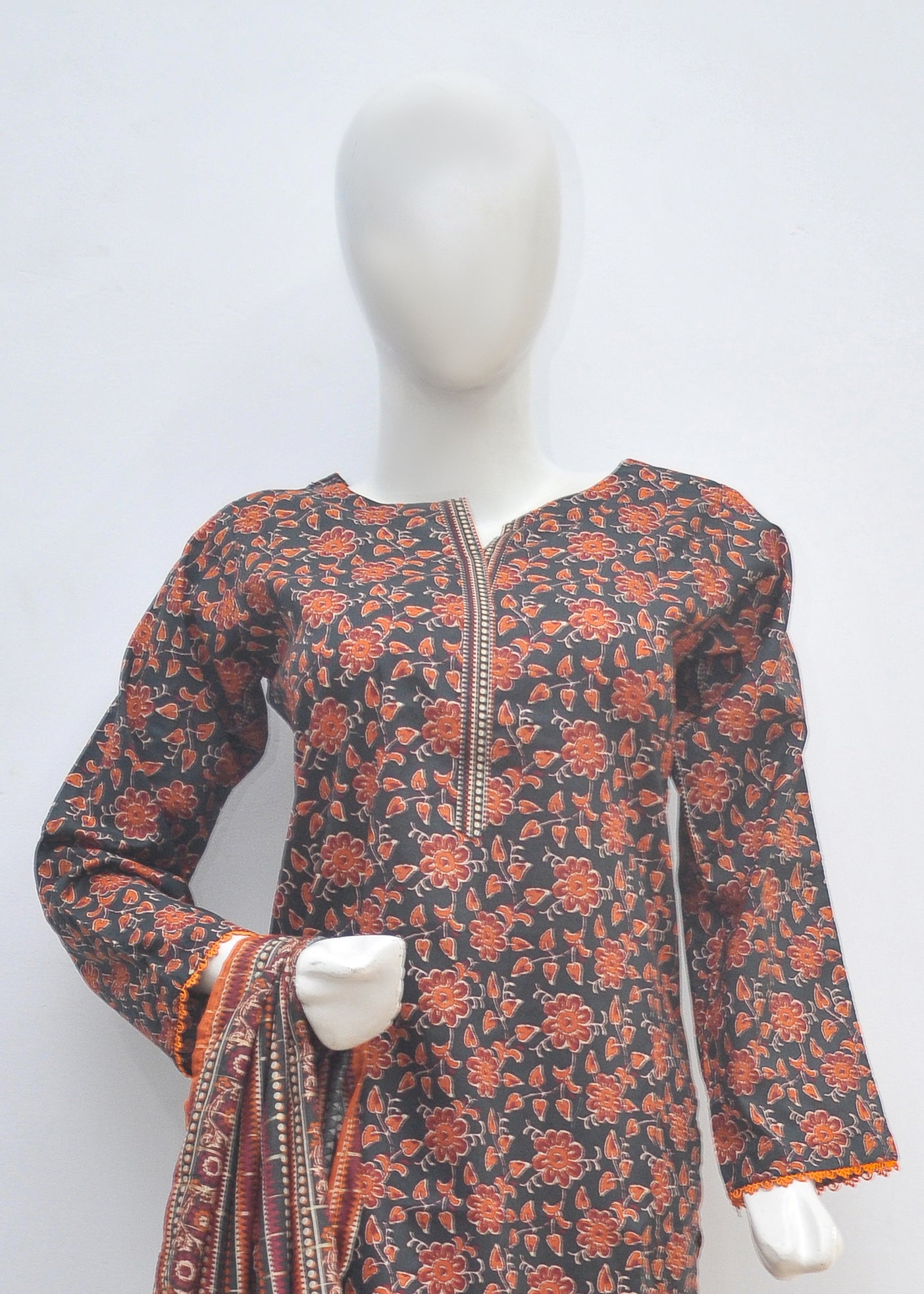 Printed 3pc Kurti - BinSaeed Original
