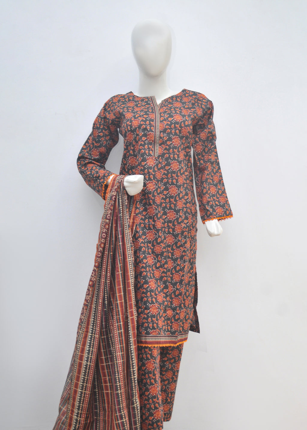 Printed 3pc Kurti - BinSaeed Original