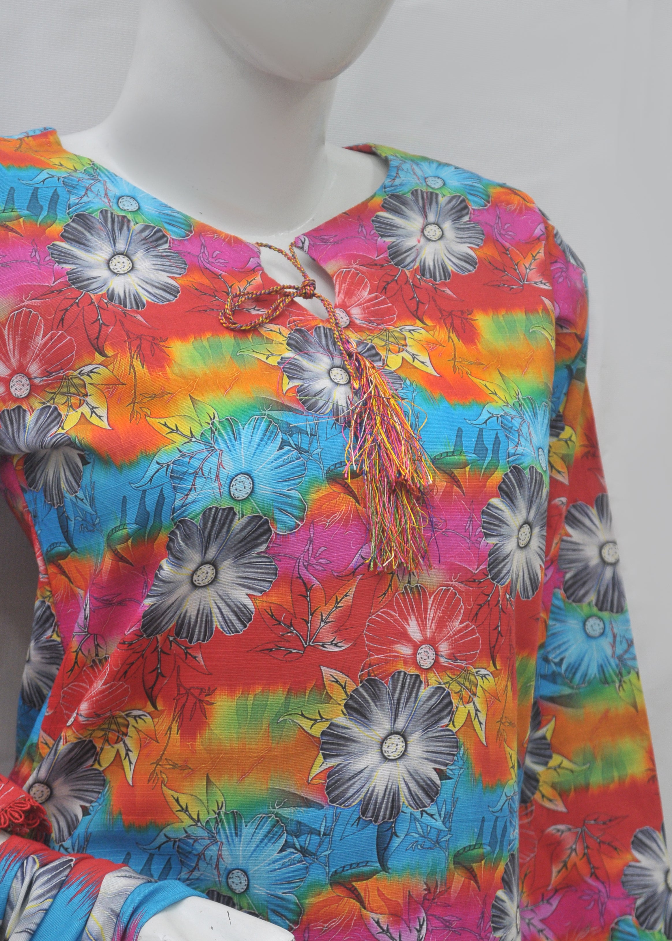 Premium Printed 3pc Khaddar Suit – Winter Collection