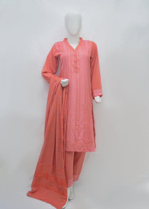 Luxury Embroidery Marina 3pc Suit - Winter Collection