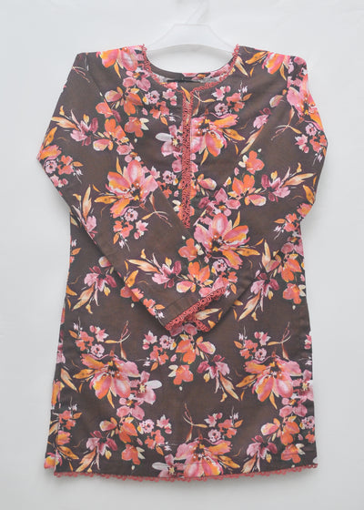 Printed Khaddar 2pc - Kids Winter Collection