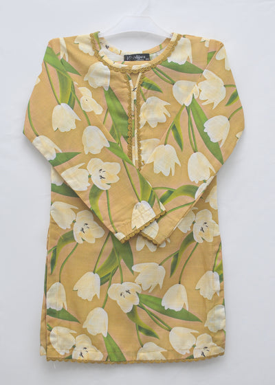 Printed Khaddar 2pc - Kids Winter Collection