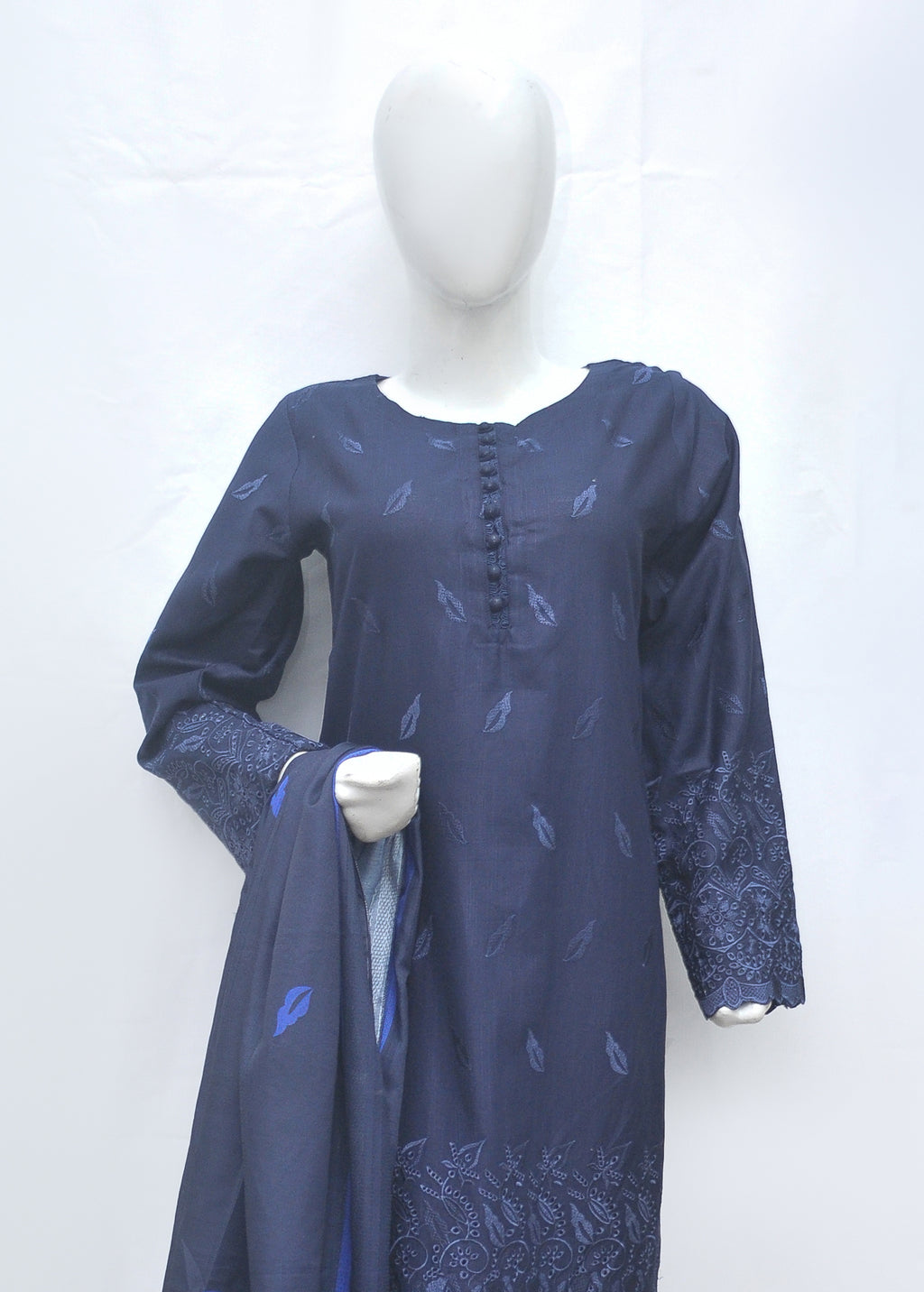 Embroidered Khaddar 3pc - Winter Collection