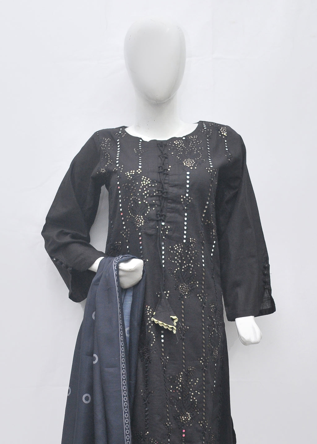 Embroidered Khaddar 3pc - Winter Collection