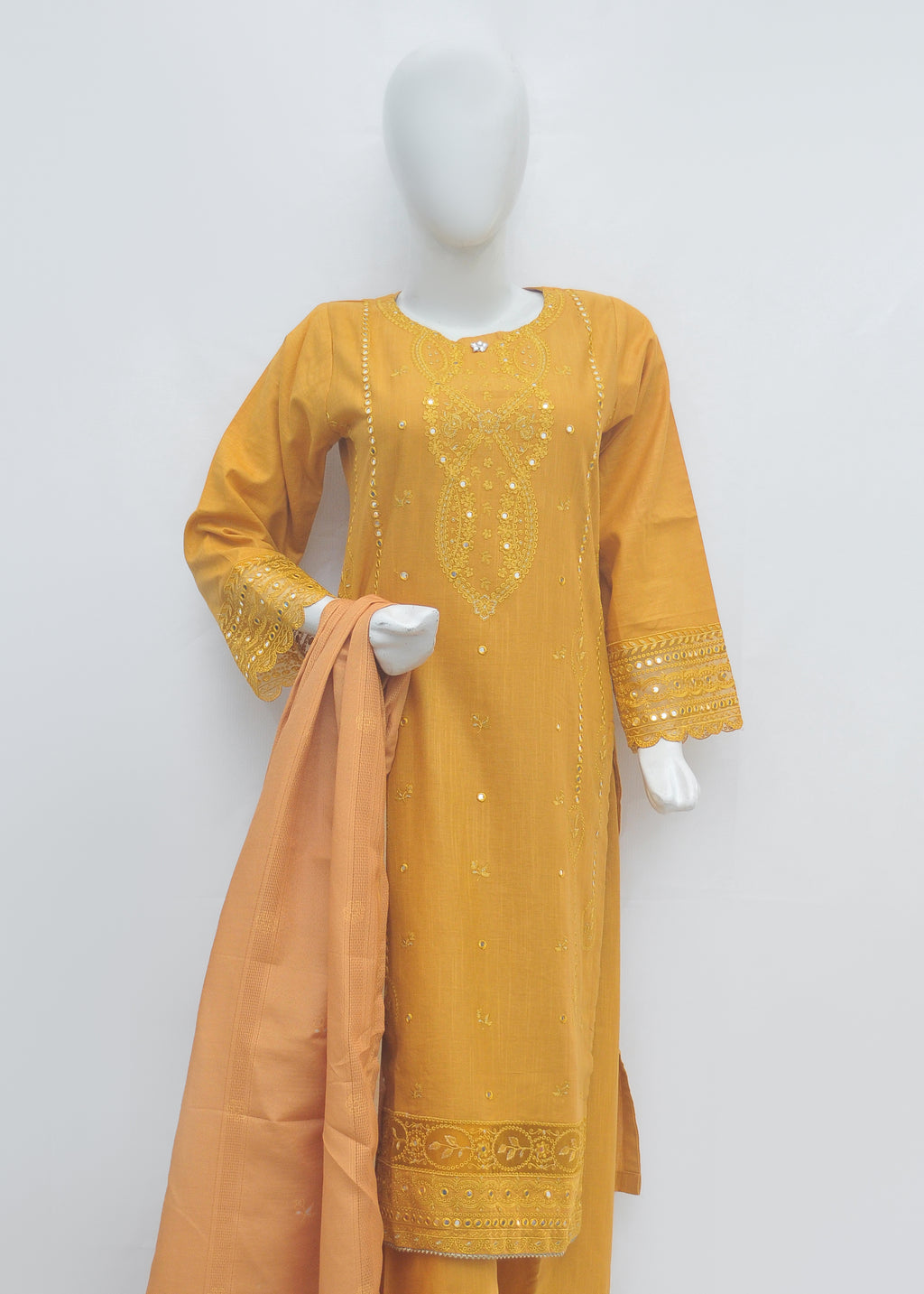 Embroidered Khaddar 3pc - Winter Collection