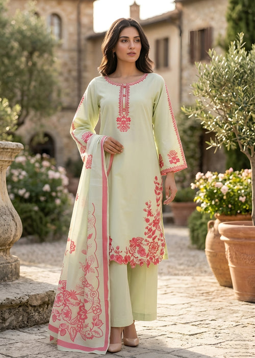 Embroidered Lawn 3PC