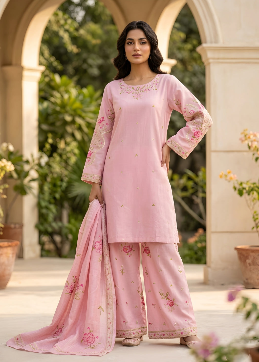 Embroidered Lawn 3PC