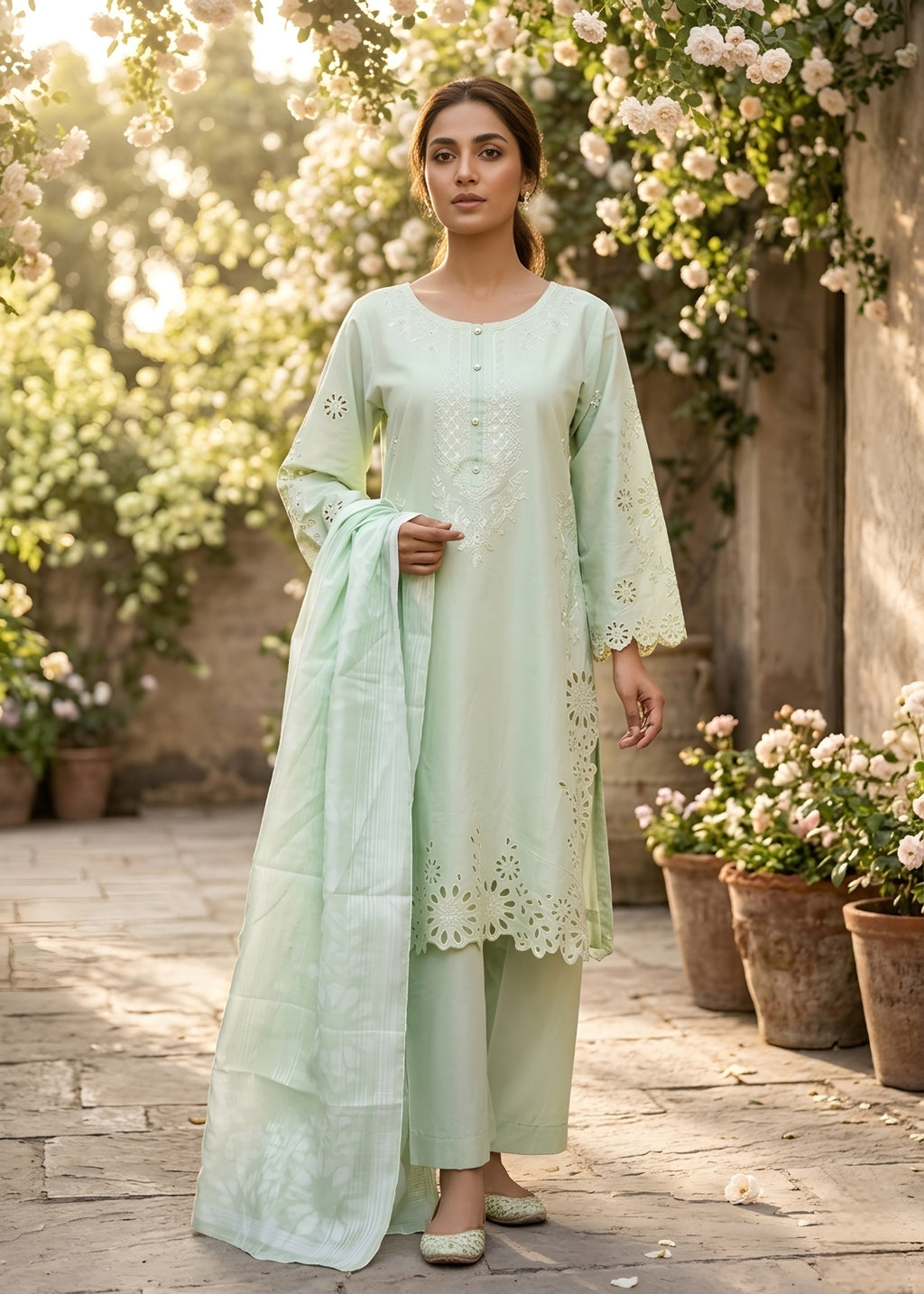 Embroidered Lawn 3PC