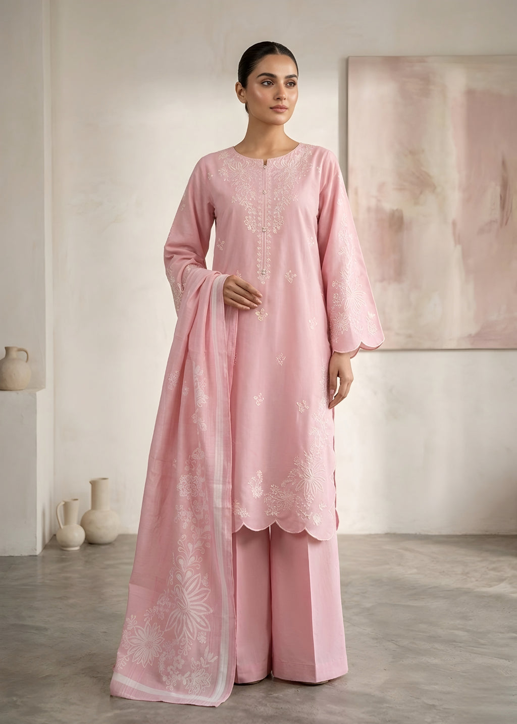 Embroidered Lawn 3PC