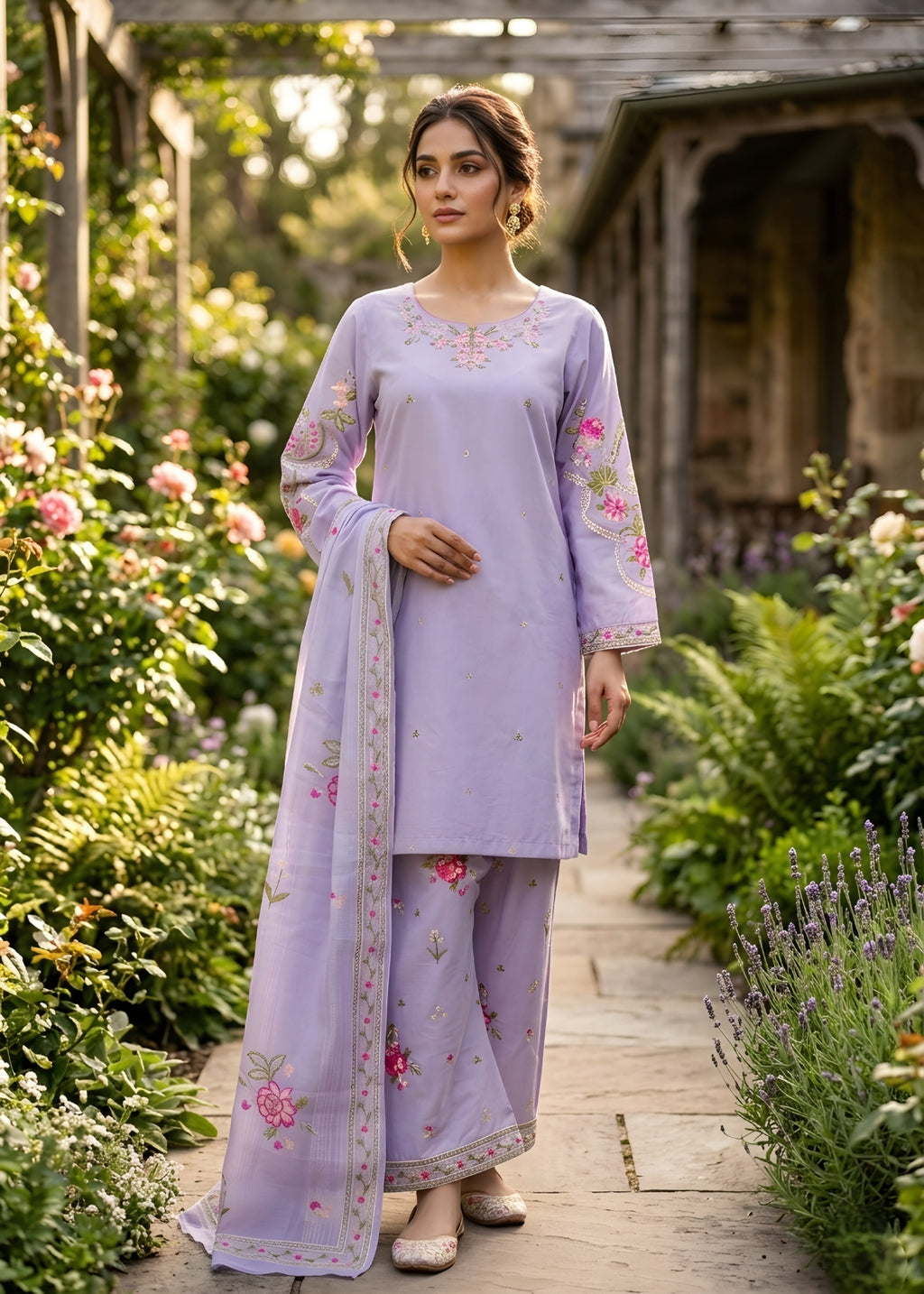Embroidered Lawn 3PC