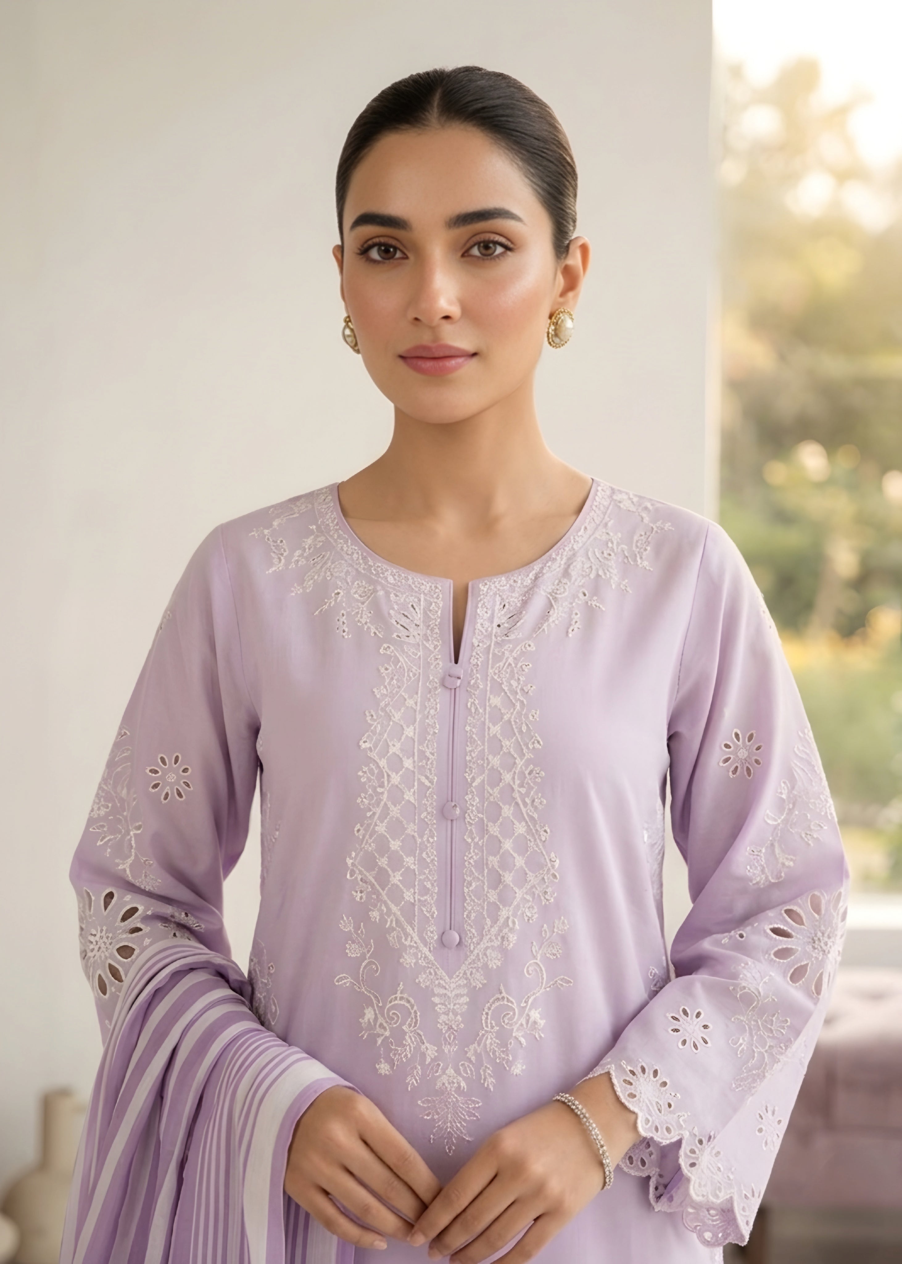 Embroidered Lawn 3PC