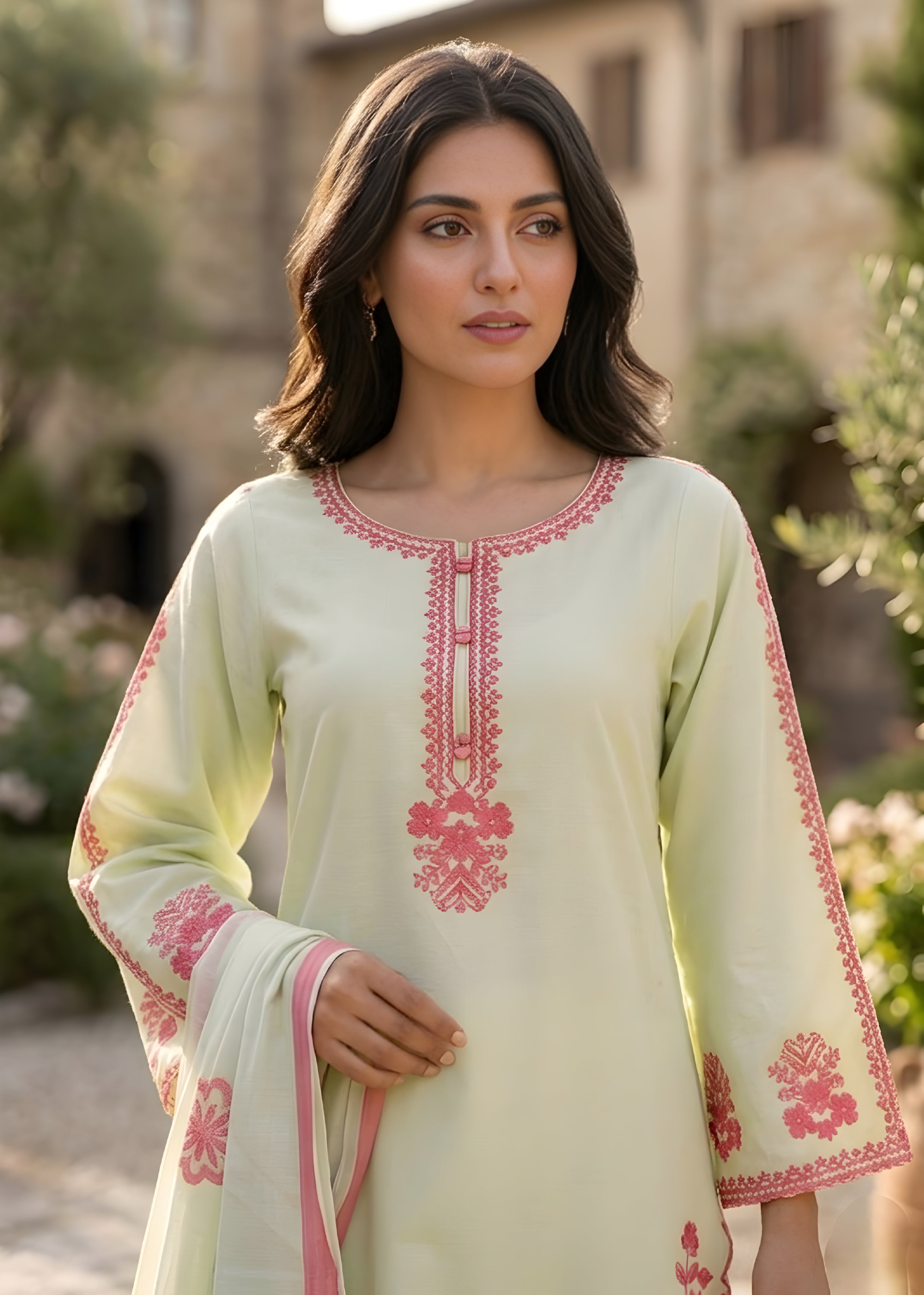 Embroidered Lawn 3PC