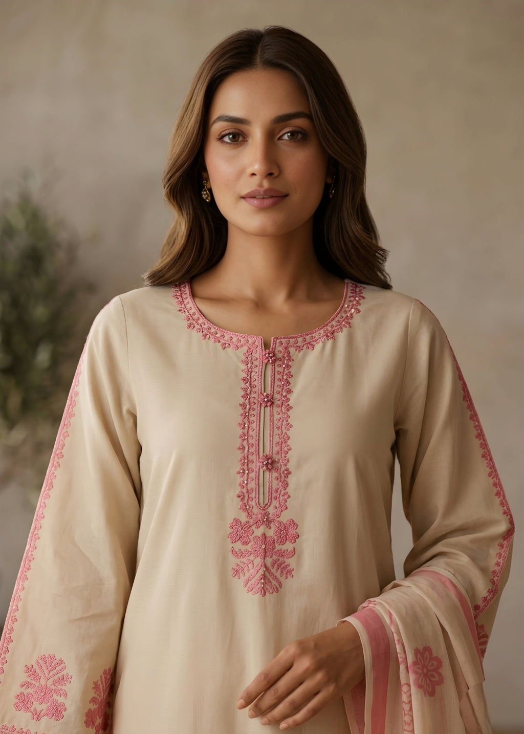 Embroidered Lawn 3pc