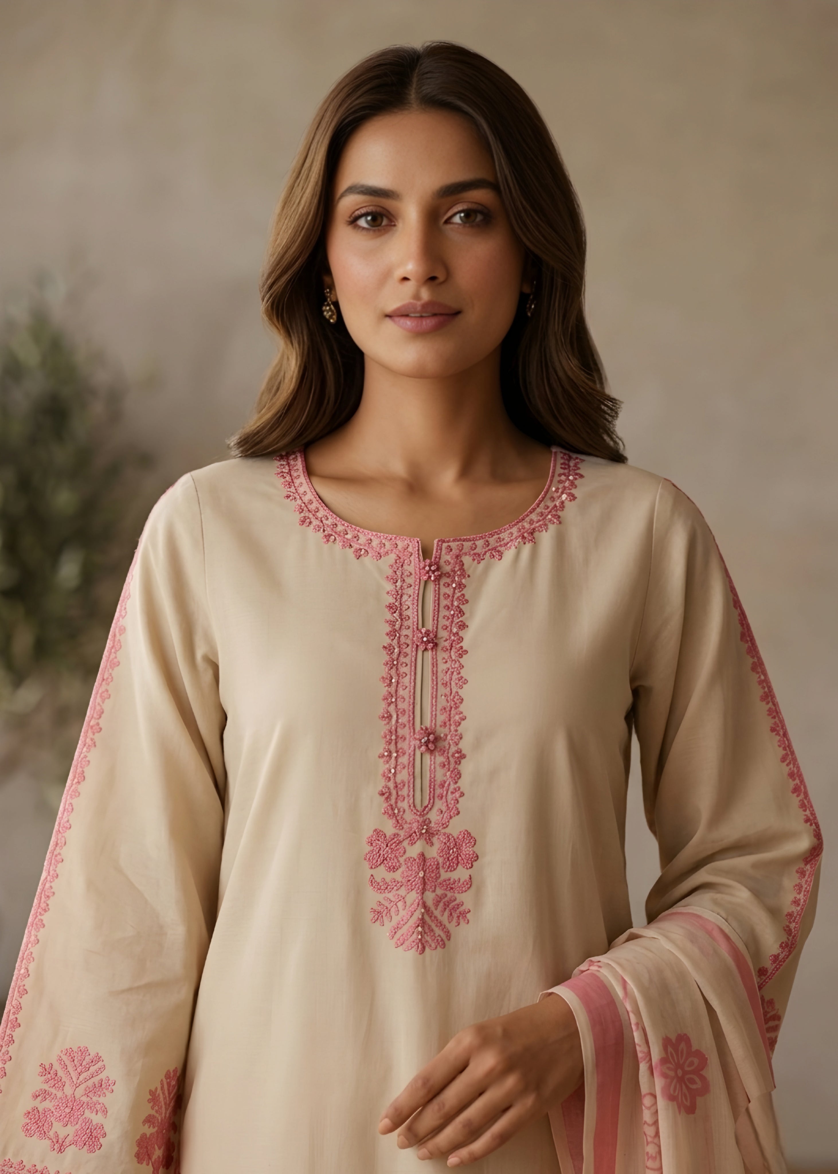 Embroidered Lawn 3pc